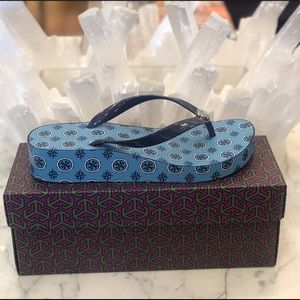 Tory Burch wedge flip Flop